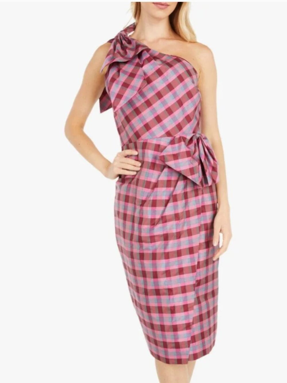 NWT J. Crew plaid bow dress